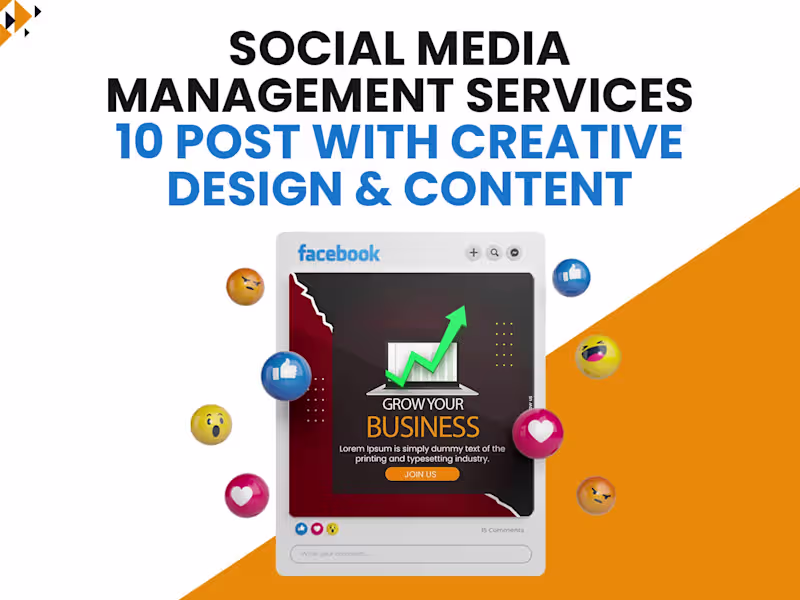 Cover image for Facebook & Instagram Creative Content & Management / 10 Post