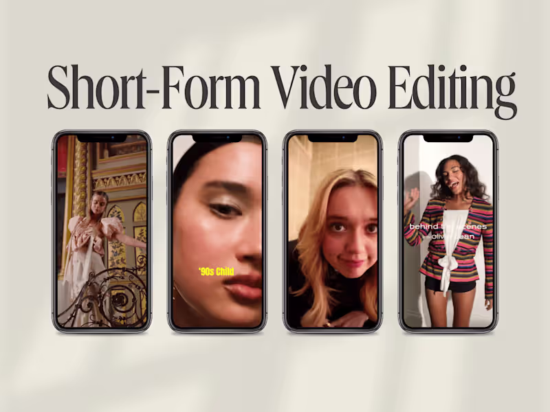 Cover image for Social Media Video Editing (Reels, TikToks & YouTube Shorts)