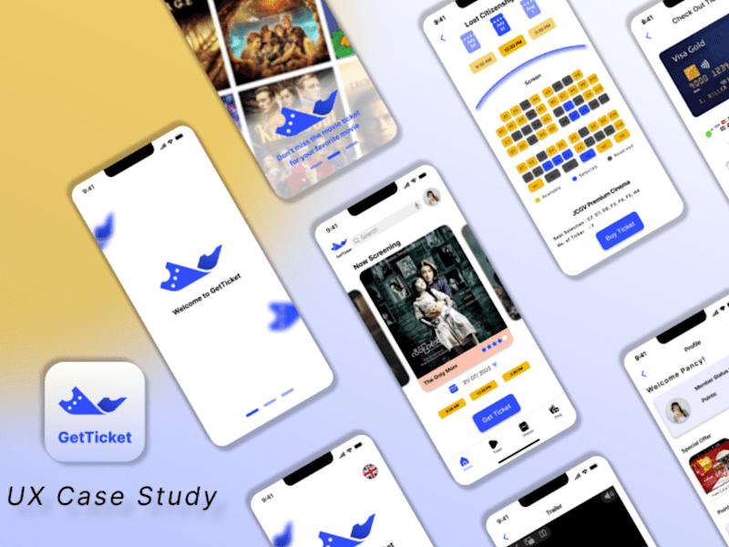 Cover image for GetTicket - Movie Ticketing App