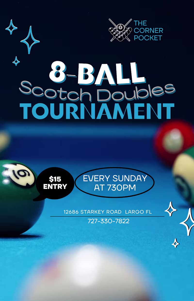 Cover image for Tournament flyer for social media