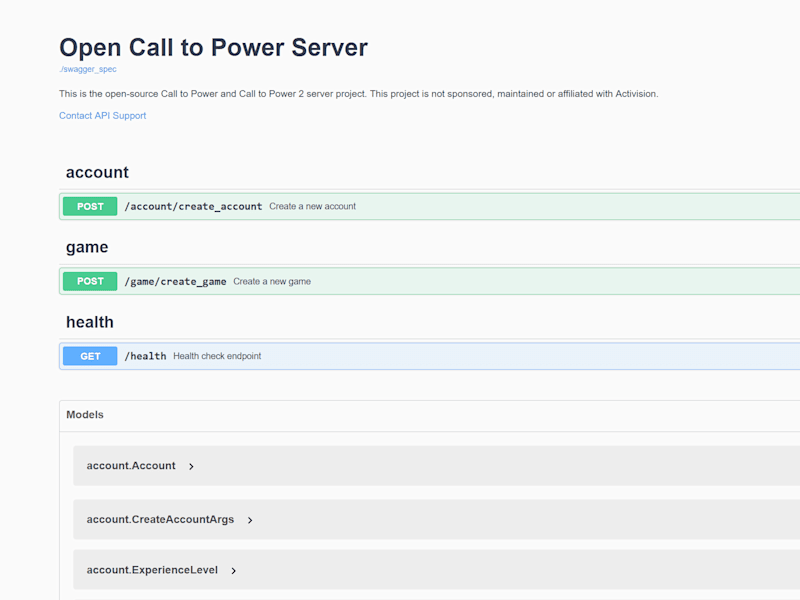 Cover image for Open Call to Power Server