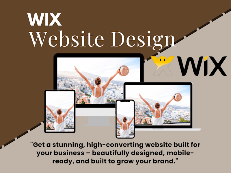 Cover image for wix online ecommerce website redesign wix website design
