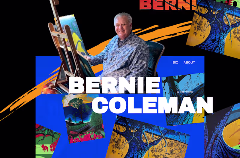 Cover image for Bernie Coleman Website
