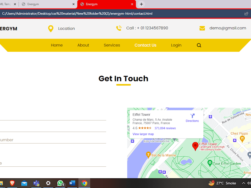 Cover image for GYM MANAGEMENT WEBSITE