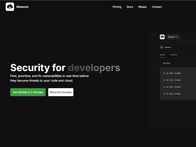 Cover image for Gitsecure