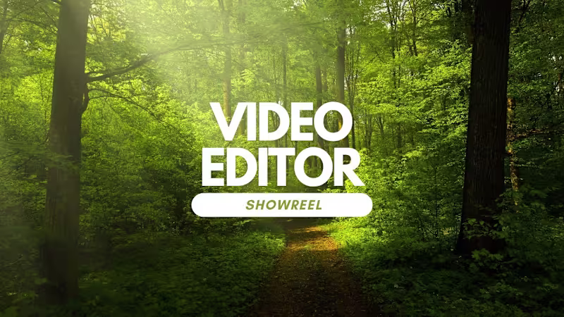 Cover image for Video Editor | Showreel - YouTube