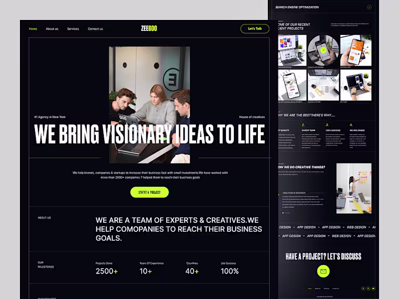 Cover image for Modern Agency Project