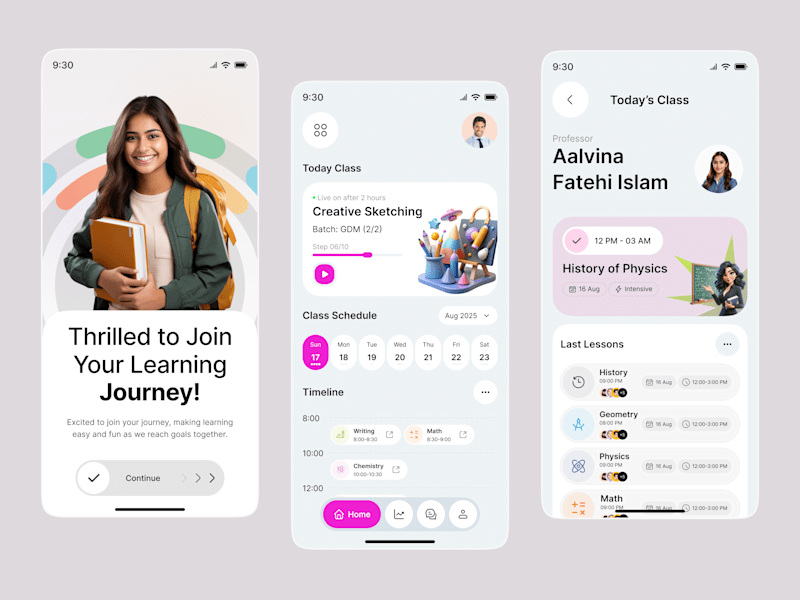 Cover image for Education & E-learning App Redesign