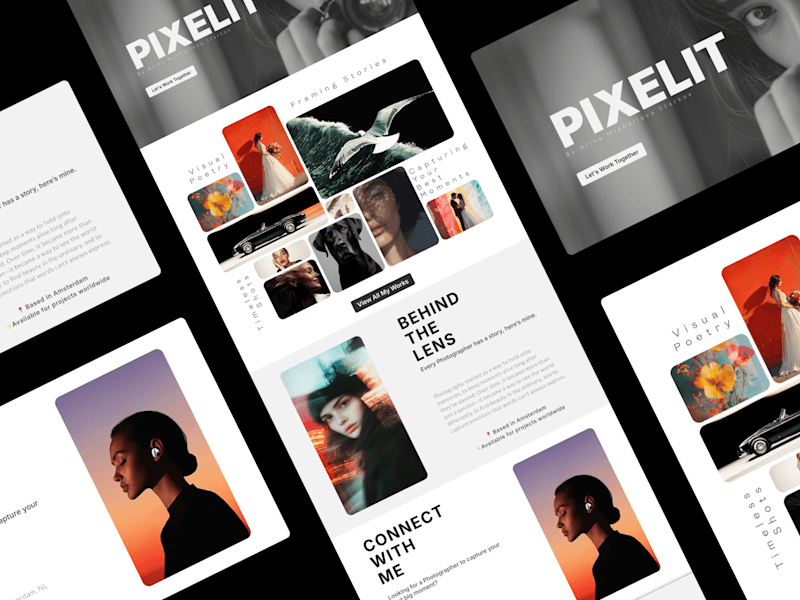 Cover image for Pixelit ▪️ Framer Portfolio Design