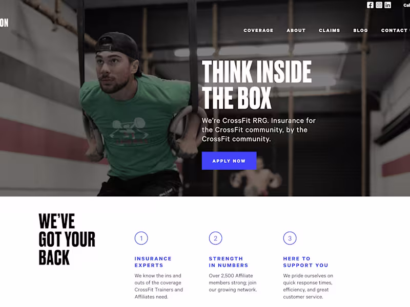 Cover image for Insurance Coverage for CrossFit Affiliates and Trainers