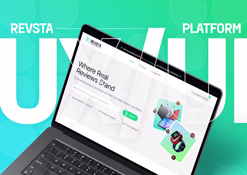 Cover image for AI-Driven Product Review Platform UX/UI