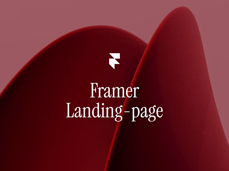 Cover image for Framer Landing Page