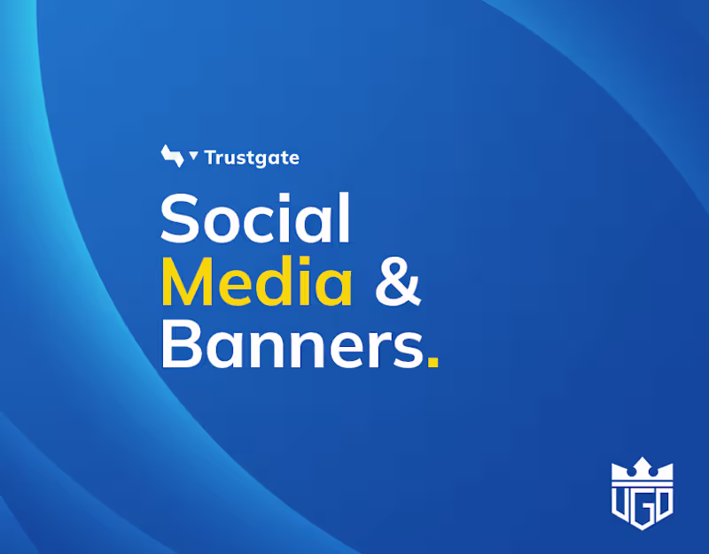 Cover image for Trustgate Social Media & Banners 2023 on Behance