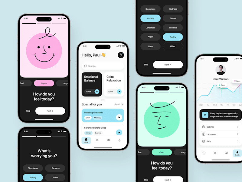 Cover image for Self-care Mobile App | FlutterFlow | Firebase | AI