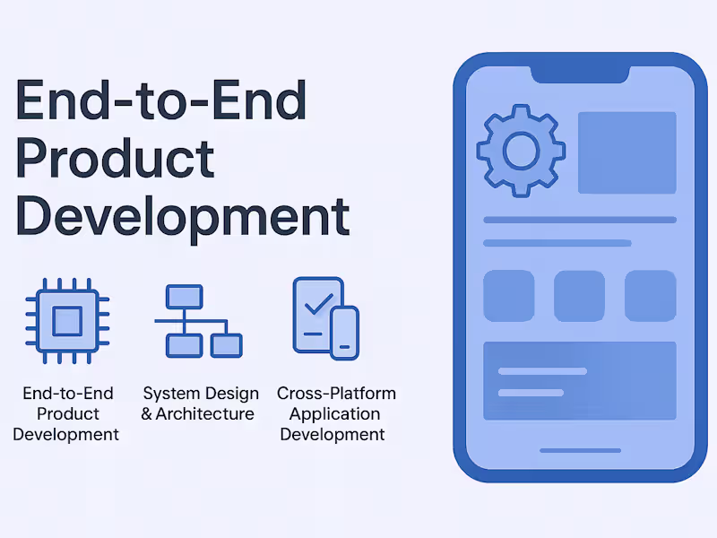 Cover image for End-to-End Android Application Development Services