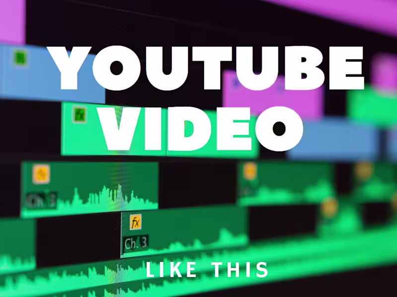 Cover image for I will do video editing within 24 hours 