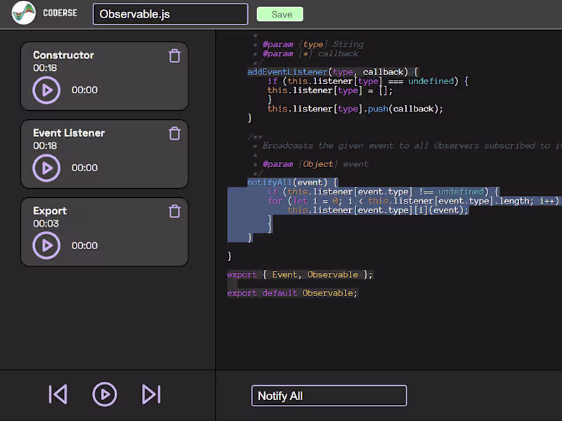 Cover image for Coderse