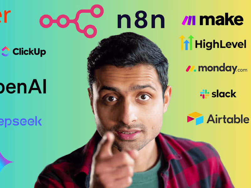 Cover image for I will build an AI Agent | AI Automation N8N, Make.com or Zapier