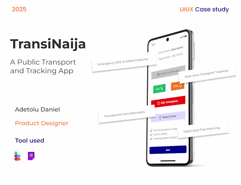 Cover image for TransiNaija: Smart Public Transport Tracking & Safety