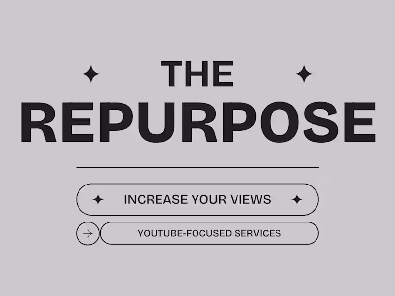 Cover image for Increase presence on YouTube with Shorts using "The Repurpose"!