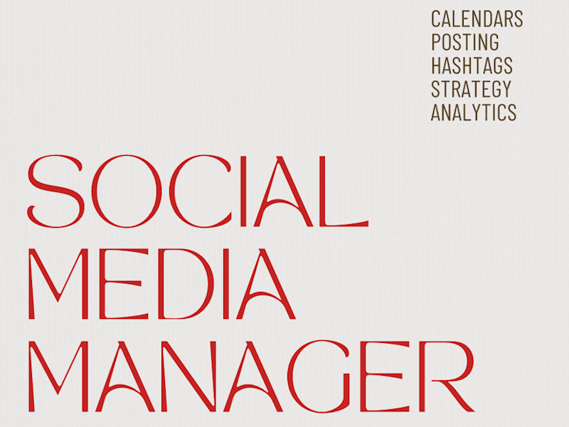 Cover image for Social Media Management