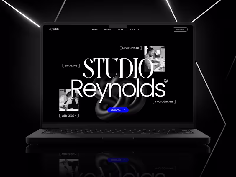 Cover image for Design Studio Landing Page