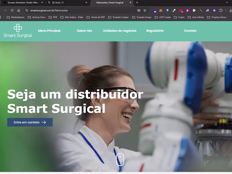 Cover image for Website Development for a Company Selling Medical Products