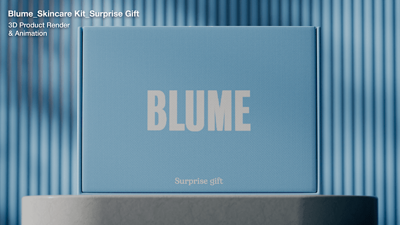 Cover image for Blume Skincare | Product Visualization CGI