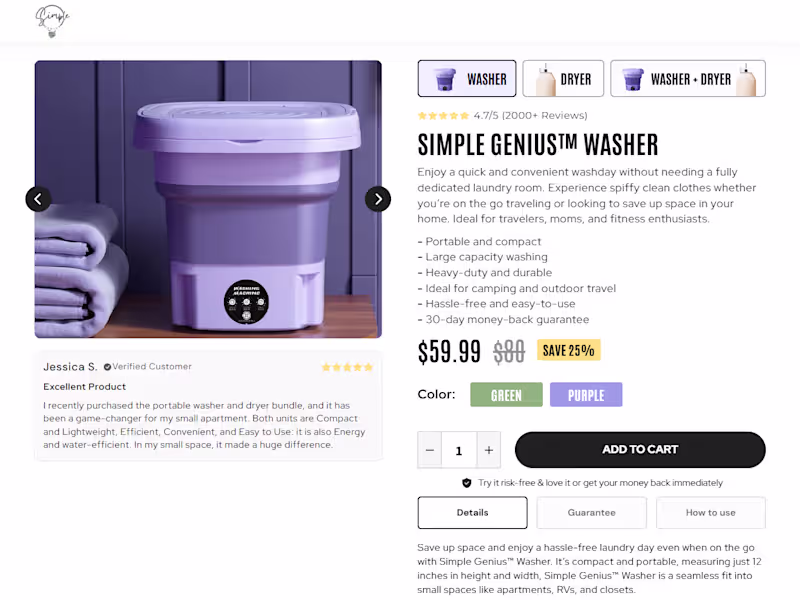 Cover image for E- commerce Replo landing page Development