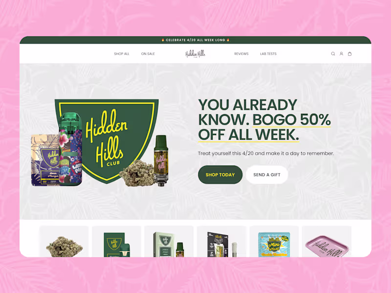 Cover image for Redesigned the hero section for