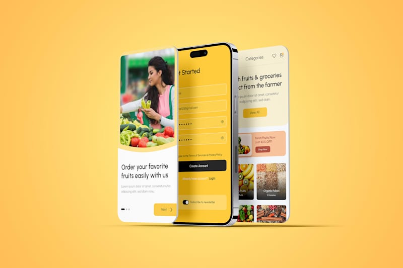 Cover image for eCommerce Mobile App UI
