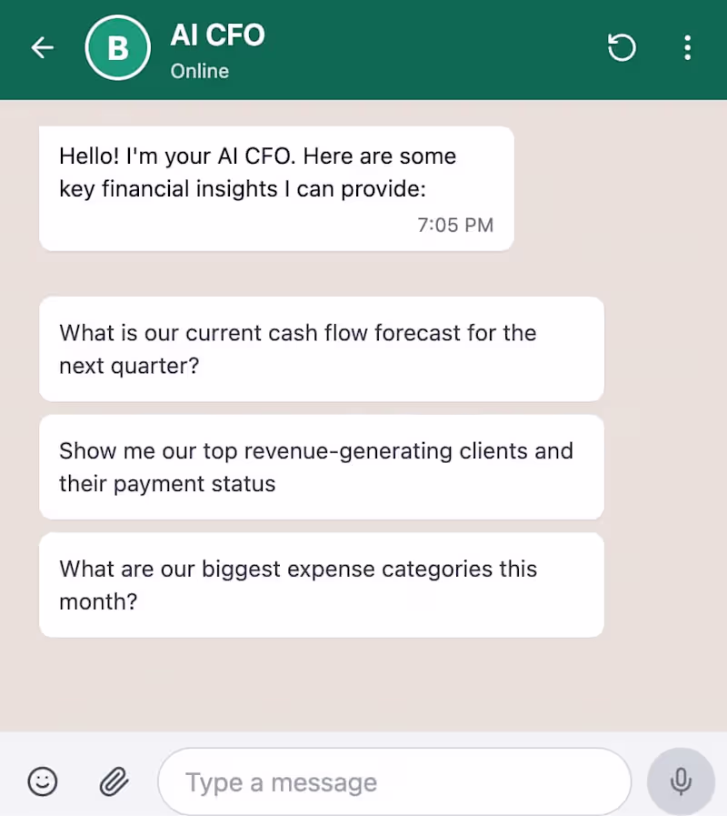 Cover image for Whatsapp CFO