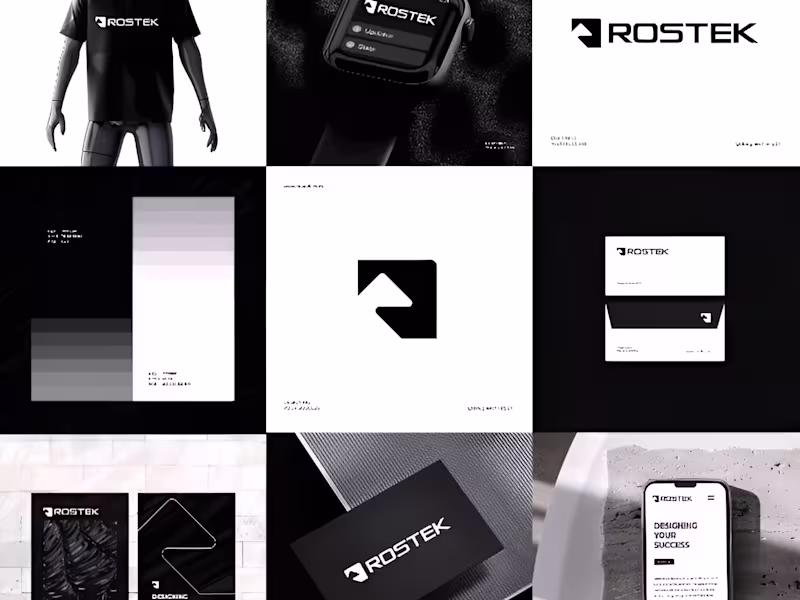 Cover image for BRANDING FOR ROSTEK :: Behance