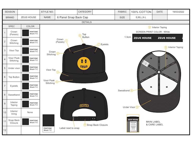 Cover image for Snapback CAD Design