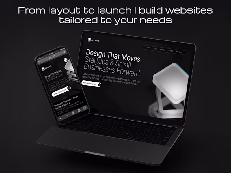 Cover image for Web Design Package: Sleek, Responsive, and Ready to Launch