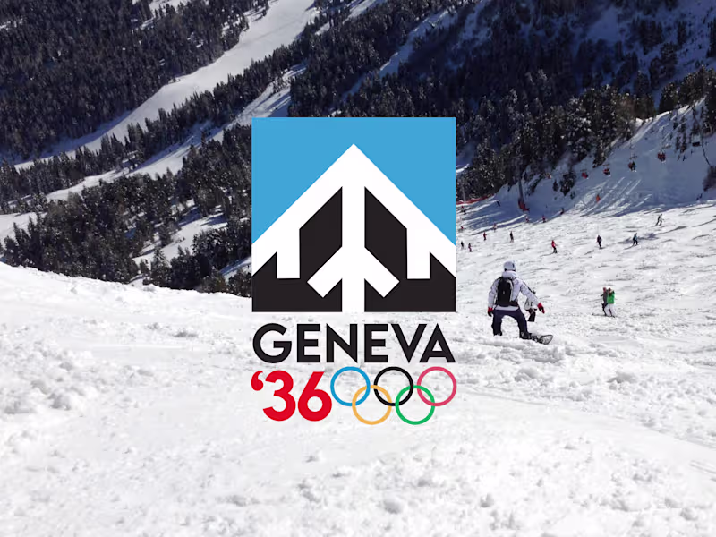 Cover image for Geneva 2036: Winter Olympics branding