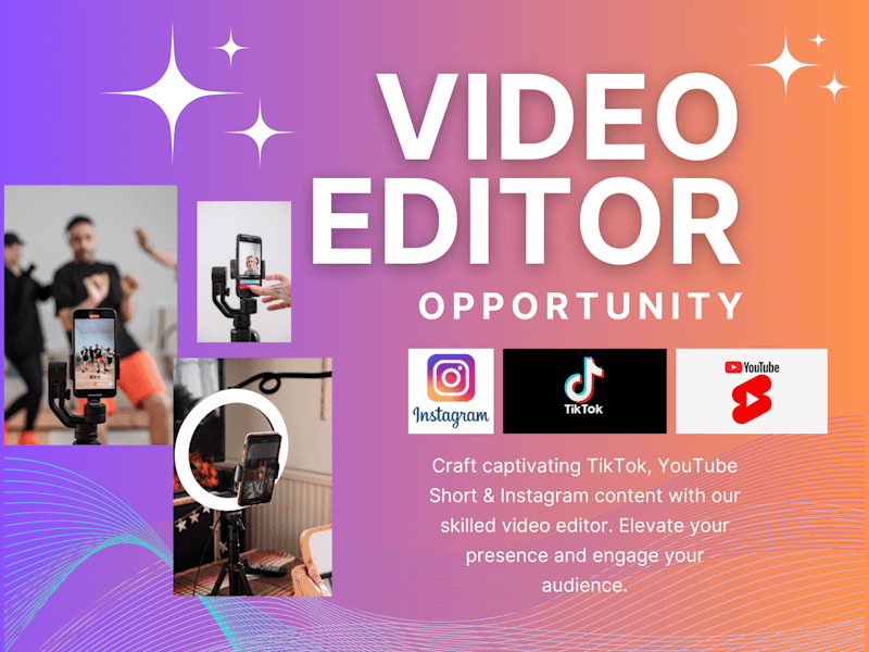 Cover image for I will edit tiktoks,  reels and shorts video with caption 