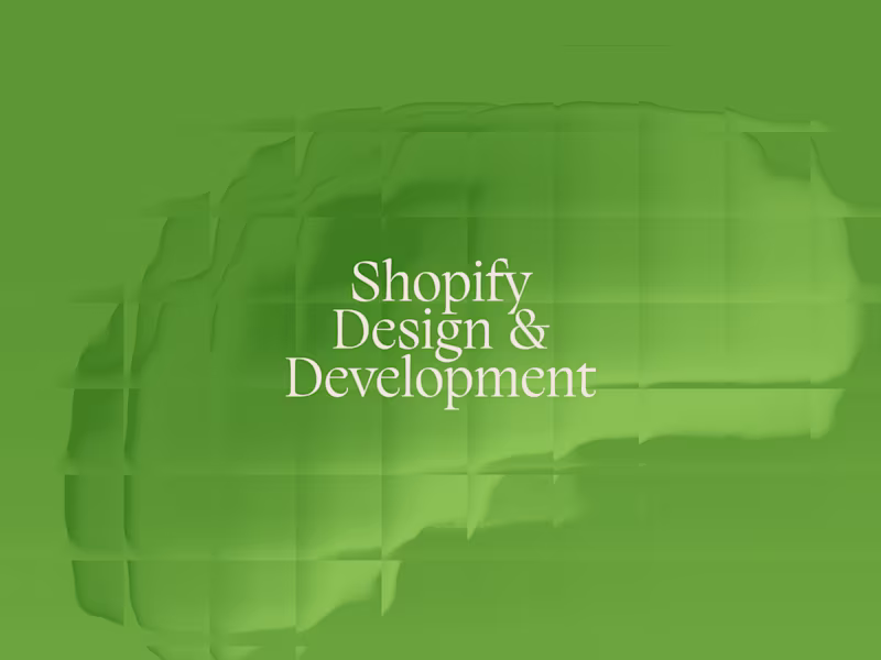 Cover image for Shopify | Design, Support & Development