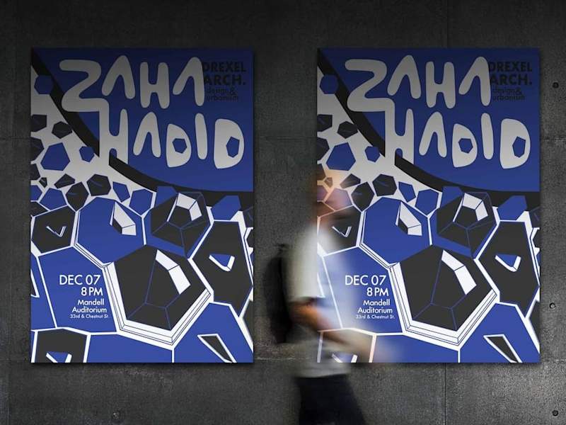 Cover image for 🌀 Zaha Hadid Event Poster