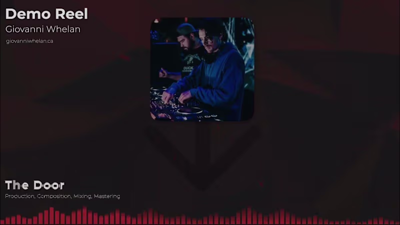 Cover image for Giovanni Whelan - Demo Reel - YouTube