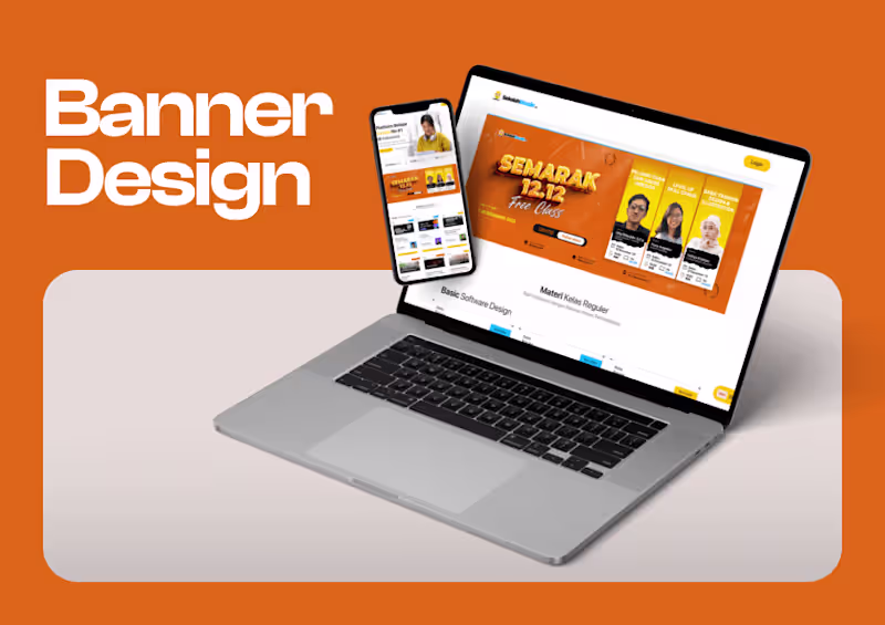 Cover image for Website Banner Design for Edu Startup