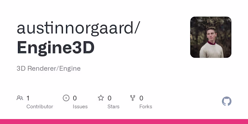 Cover image for 3D Engine/Renderer