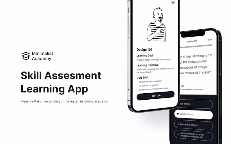 Cover image for Minimalist Academy — An Skill Assessment App for Measure Student