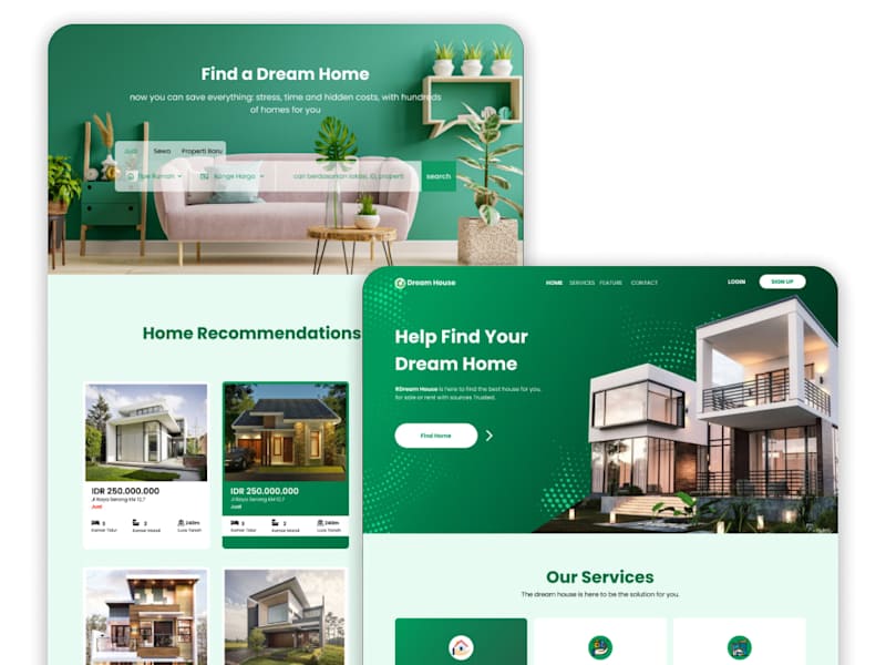Cover image for Web Design to Find Your Dream Home