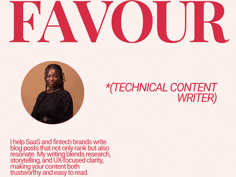 Cover image for Blog Post Writing for Tech, Saas and Fintech Brands