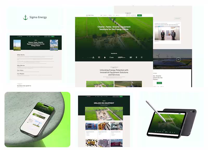 Cover image for Sigma Energy Website Design & Development