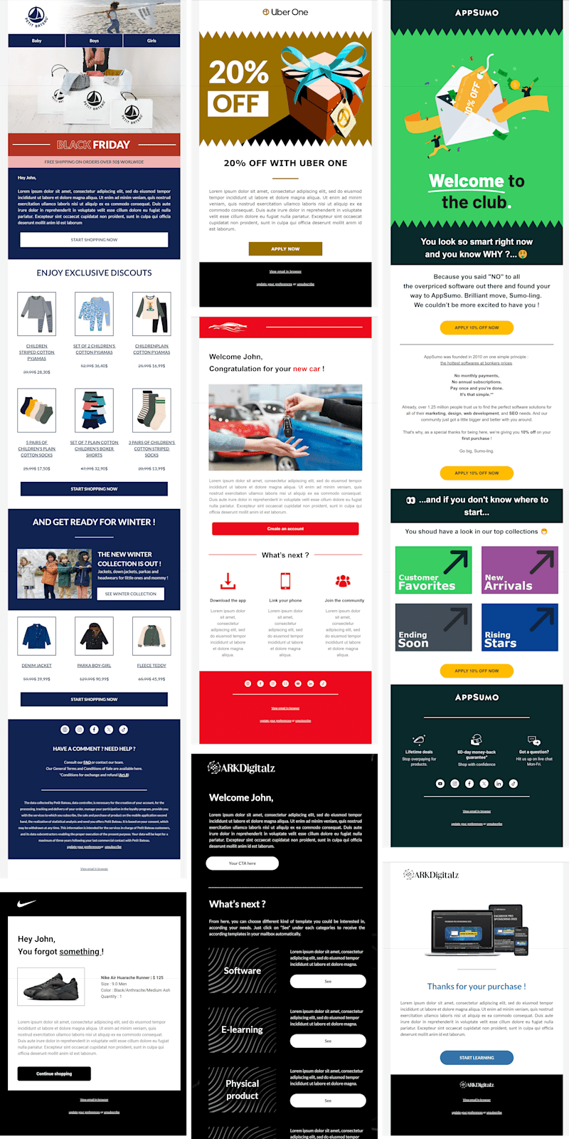 Cover image for RANDOM EMAILS SAMPLES