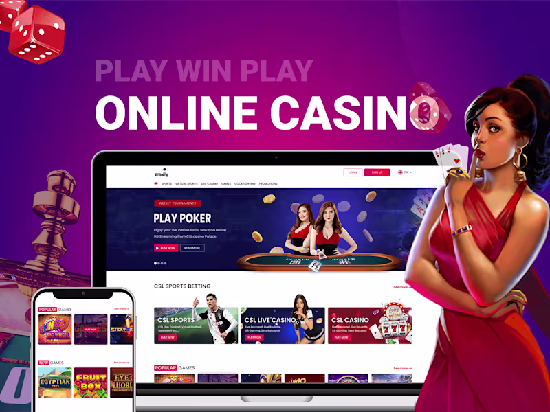 Cover image for Online Casino on Behance