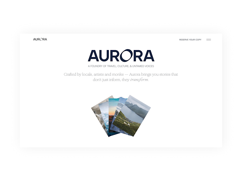 Cover image for Luxury Website Redesign + Webflow for Aurora Editions