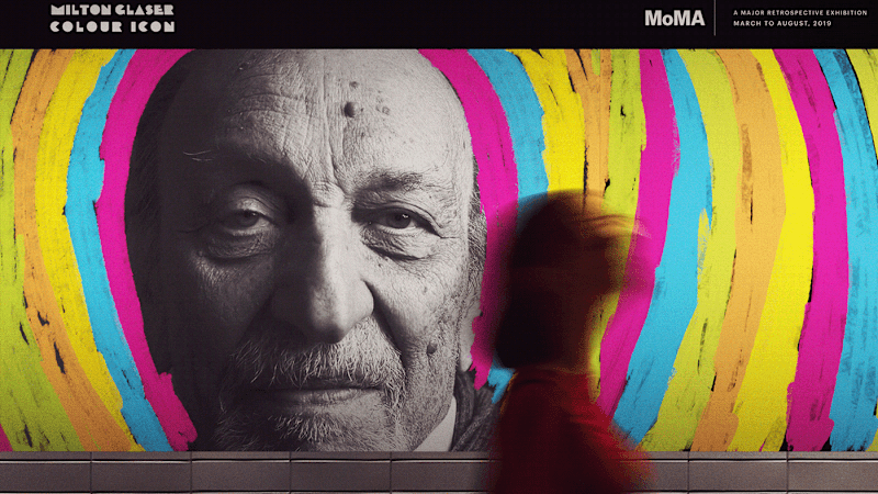 Cover image for 
Milton Glaser | Colour Icon MoMa Exhibition